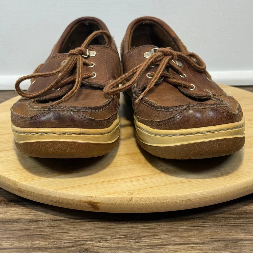 Sebago Docksides Boat Shoes Mens 9M Brown Leather Performance Marine Coastal